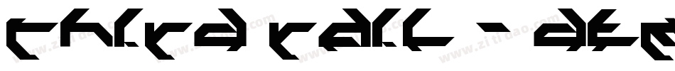 Third Rail - Demo字体转换